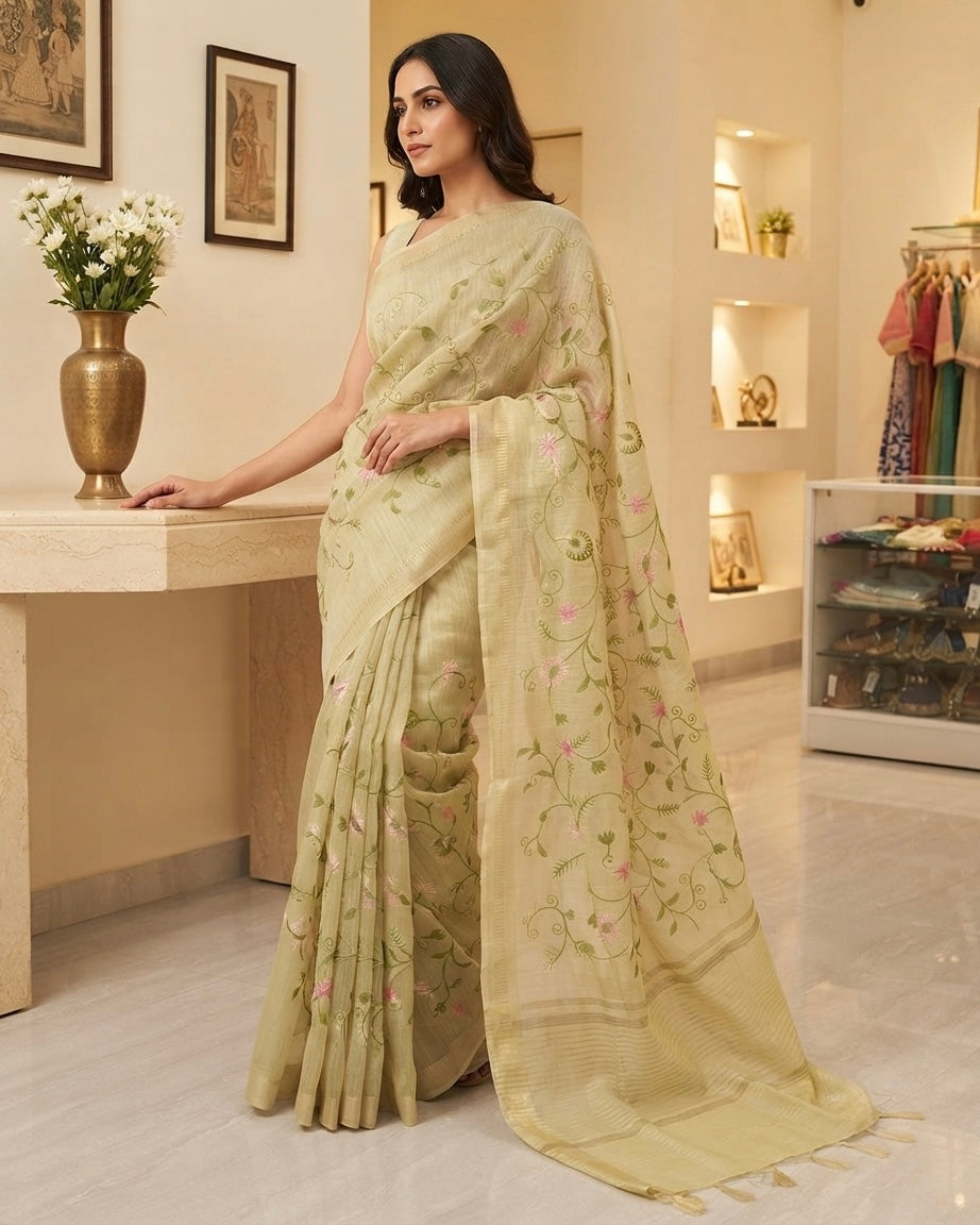 Linen Sarees