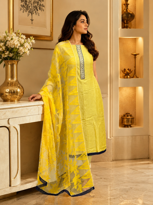 Jamdani Podo KD Yellow