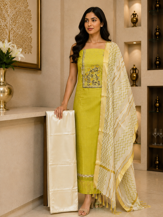 Chanderi with Patch DM