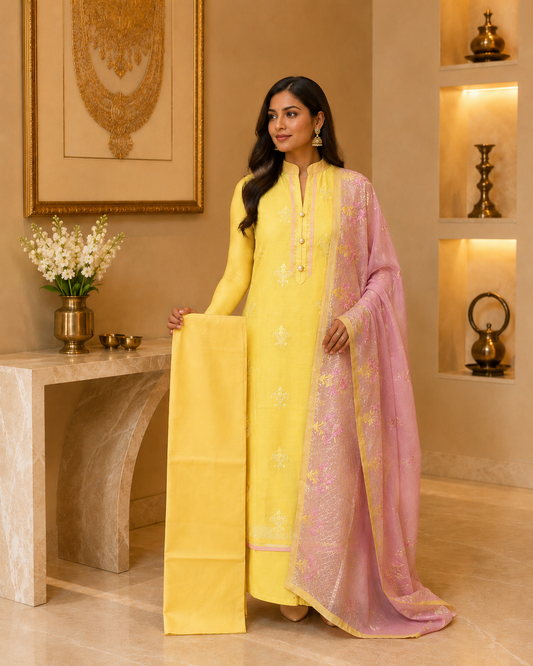 Lemon Chanderi DM