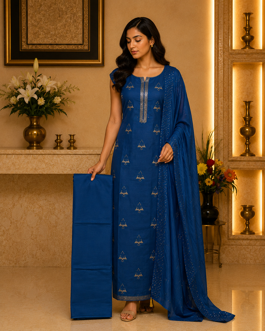 Blue Cambric Cotton DM