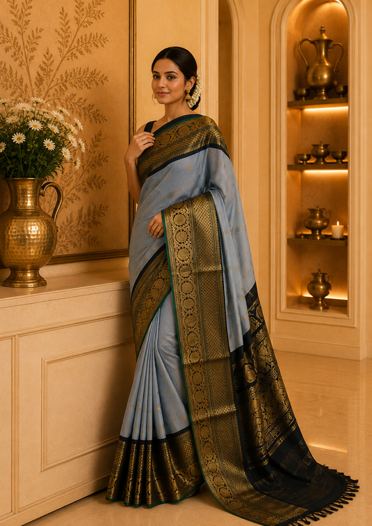 Gadwal Antique Work Saree