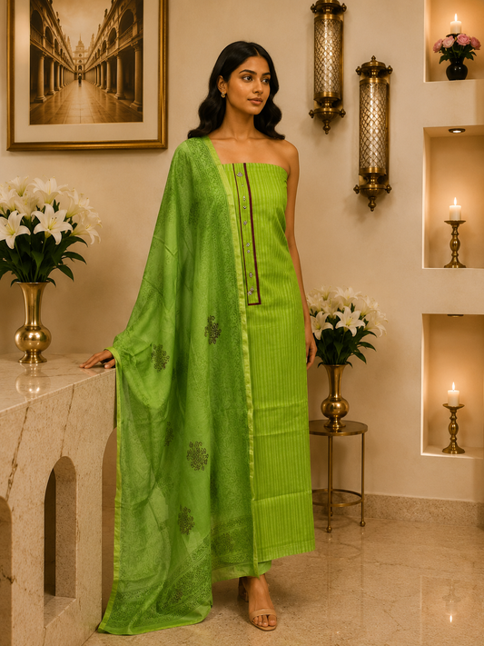Green Handloom Cotton KD