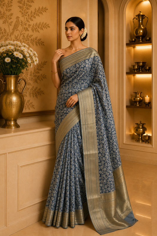 Benaras Cotton Silk Saree