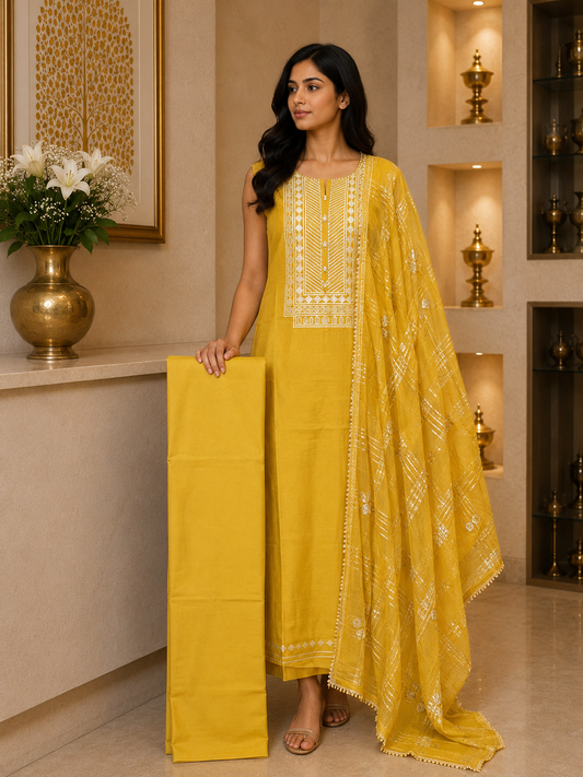 Mustard Munga Silk DM