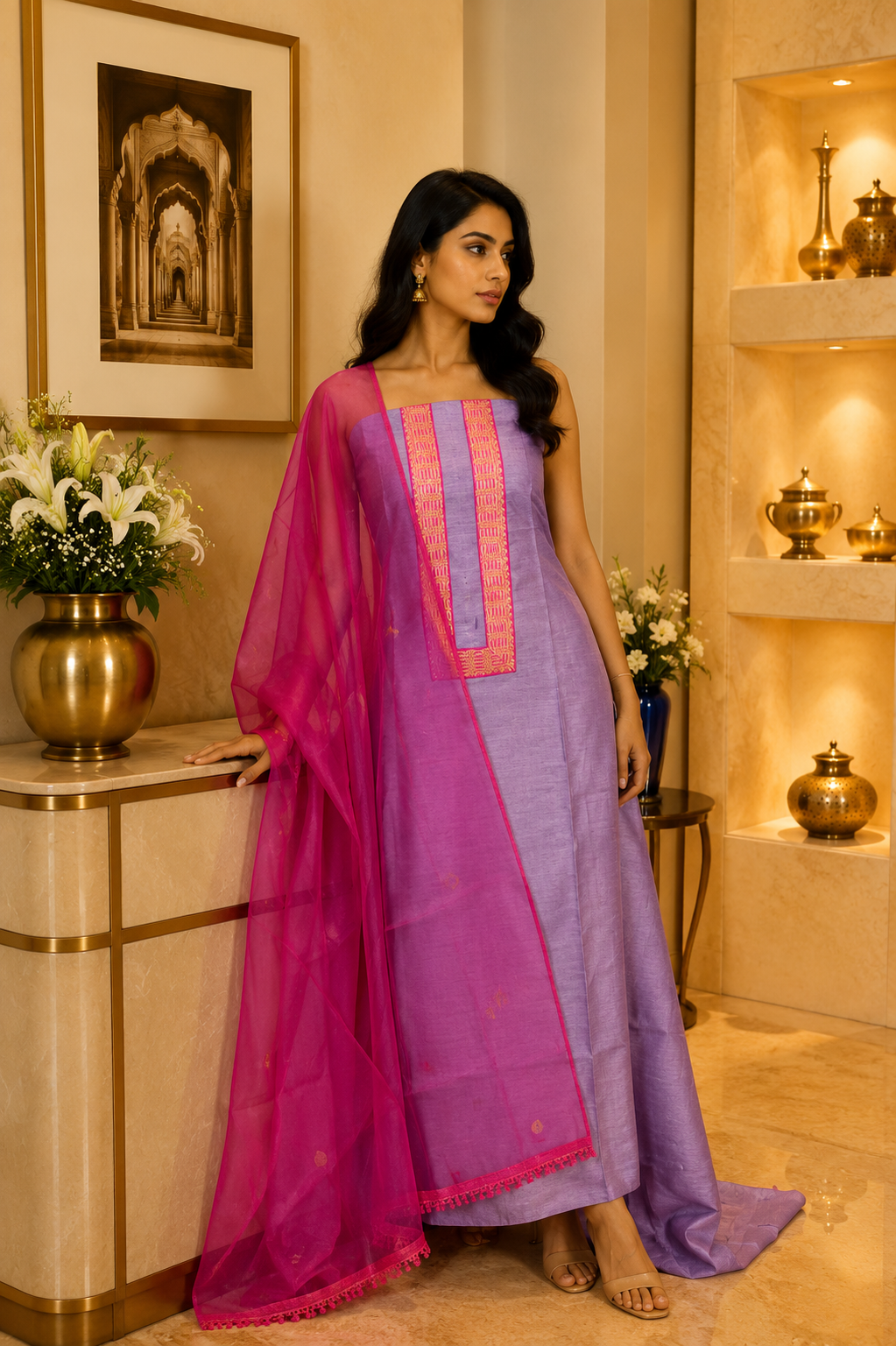 Makta Muslin KD Purple Pink