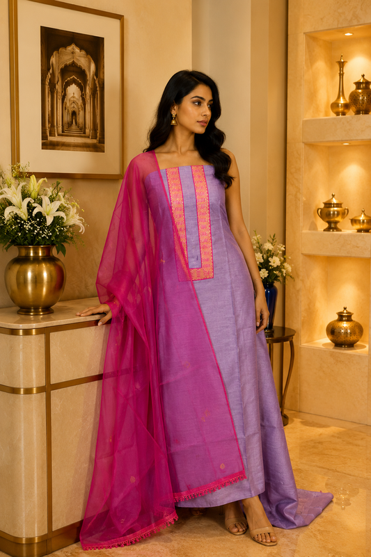 Makta Muslin KD Purple Pink