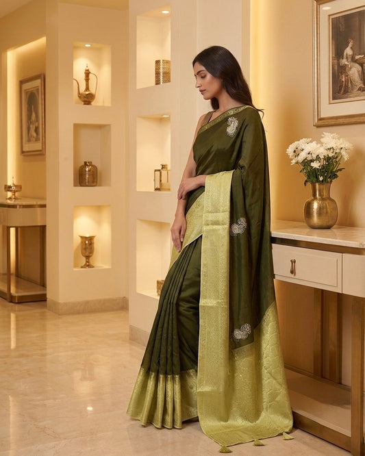Munga Silk Designer Saree