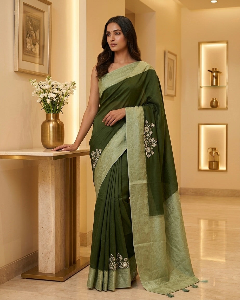 Munga Silk Designer Saree