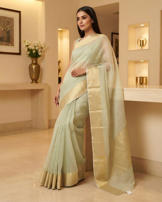 Organza Jute Tissue Saree